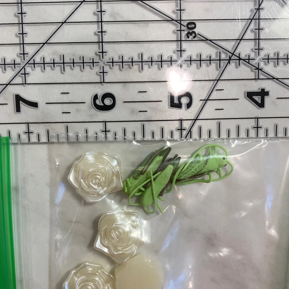Scrapbooking Embellishments Ladybugs, Shamrocks, Roses, Grasshoppers